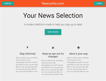 Tablet Screenshot of newswhiz.com
